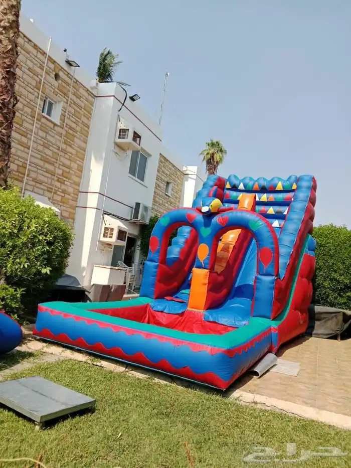 إيجار ملعب صابوني زحليق نطيطات جده 1