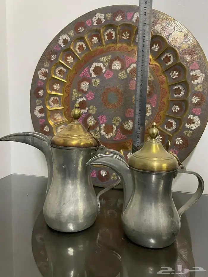 نحاسيات دلل لوحة مباخر فازات اسعار للك قطعه سعر 6