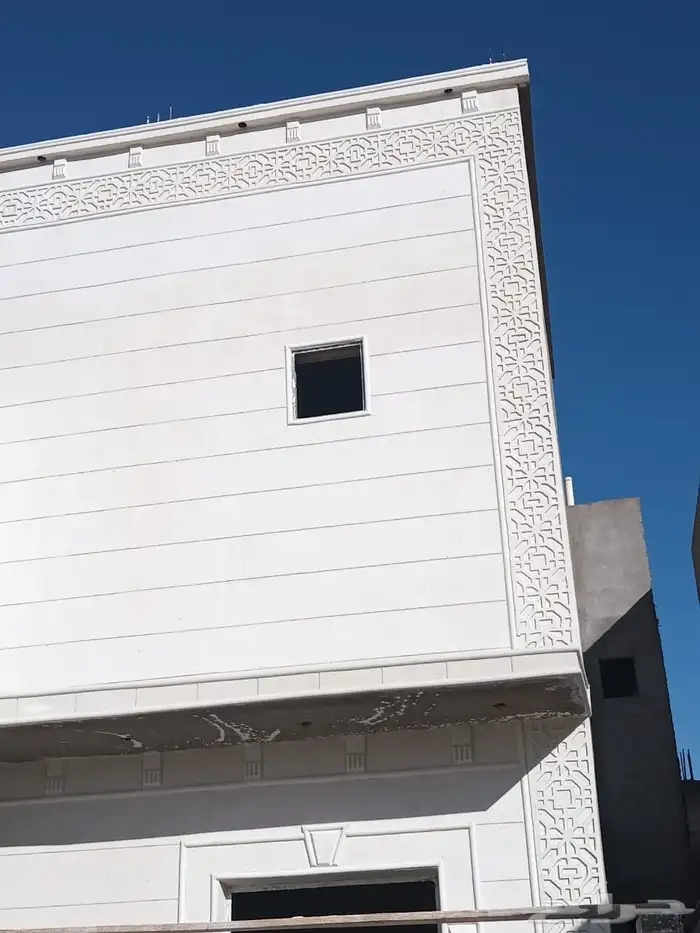 أعمال ديكورات خارجية اسمنت ابيض بطحاء الرياض 4