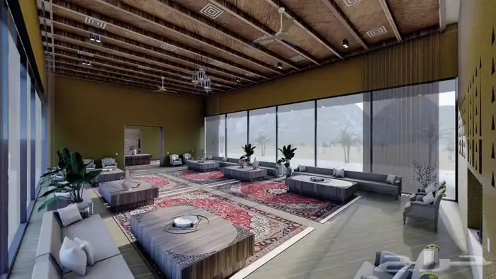 تصميم استراحات كلاسيك 3d 4