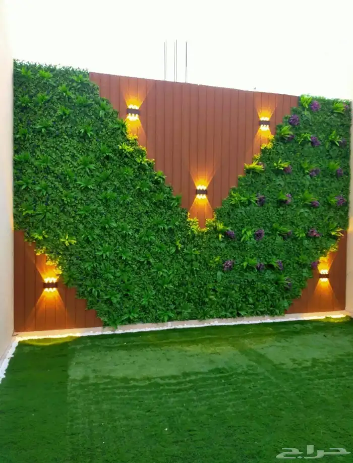 عشب 3d جداري عشب 2d. ثري دي 13