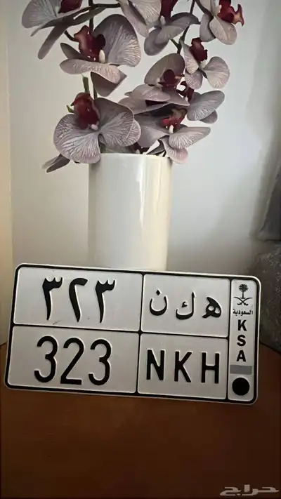 لوحة خصوصي ( ه ك ن 323 ) 0