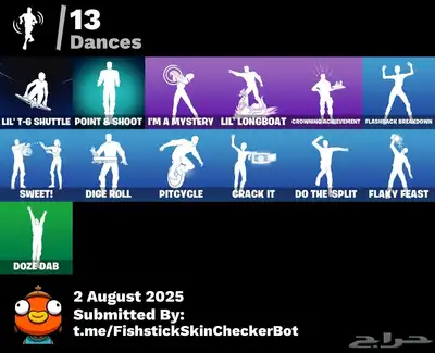 حساب فورت نايت مميز للبيع  650 V-Bucks 3