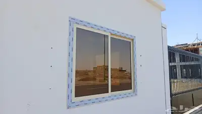 اعمال المنيوم شبابيك المنيوم دبل و عادي ابواب المنيوم دبل 5