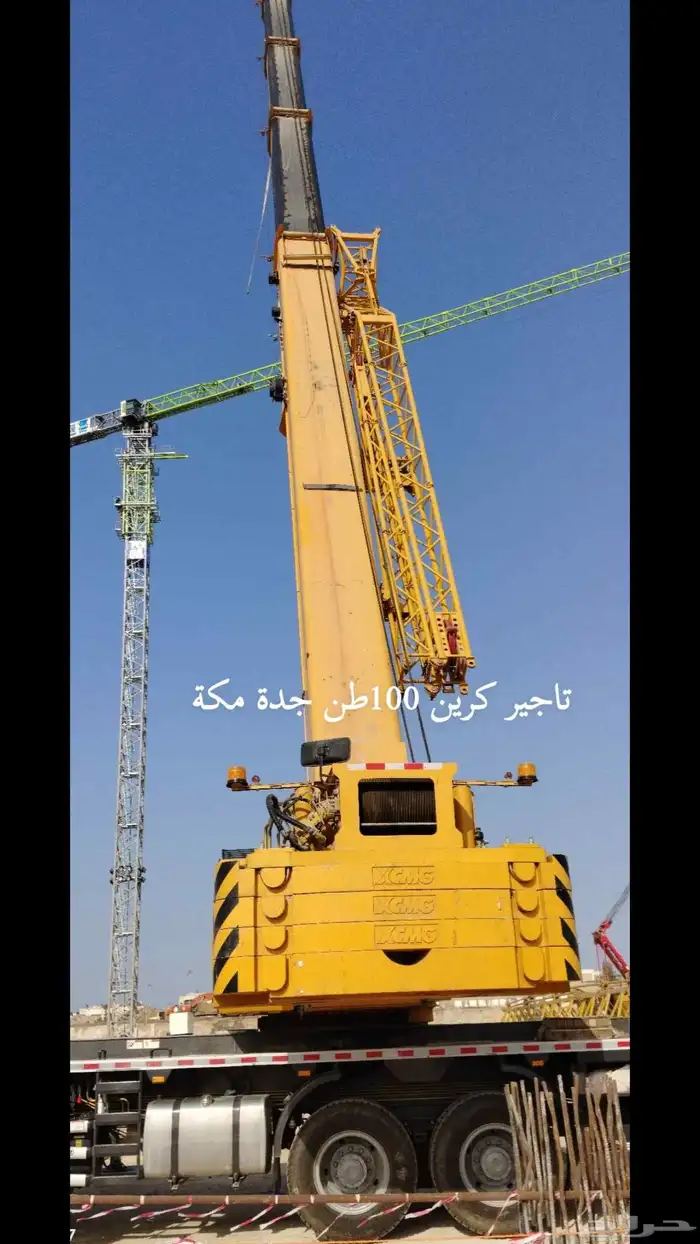 تاجير كرين 100طن جدة مكة 0