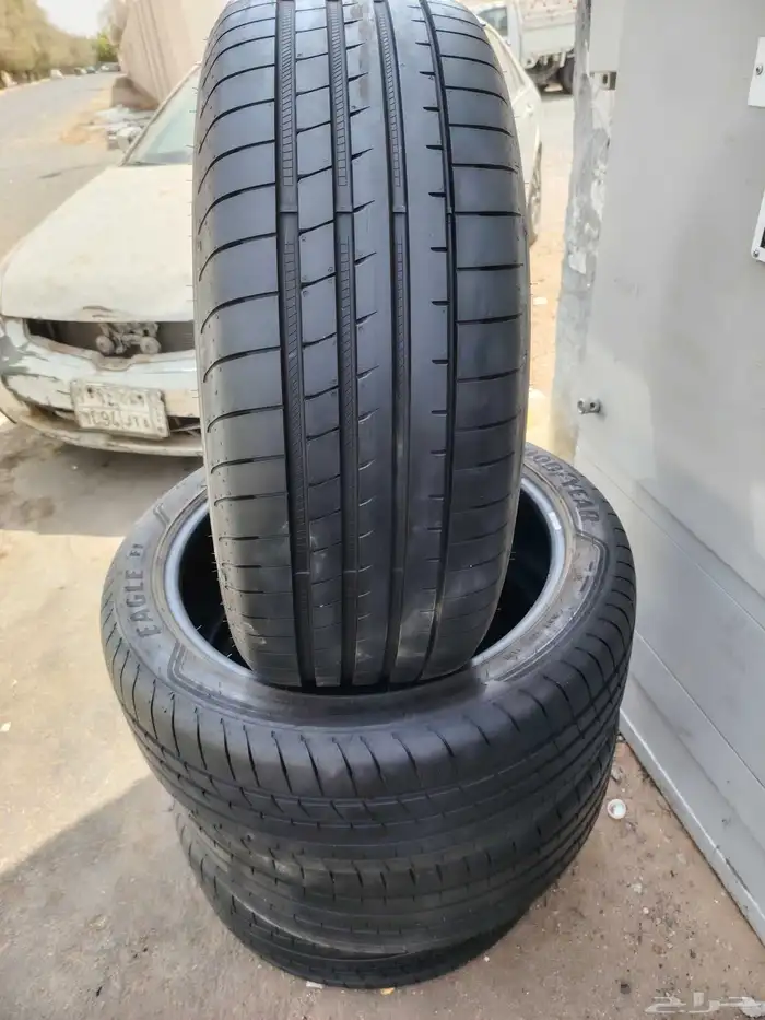 يوجد طقم كفرات كرت جودير أمريكي 245 45 20 7