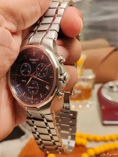ساعة Tissot PRX الميناء كرونوغراف وتاريخ ) 1