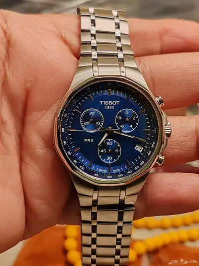 ساعة Tissot PRX الميناء كرونوغراف وتاريخ ) 0