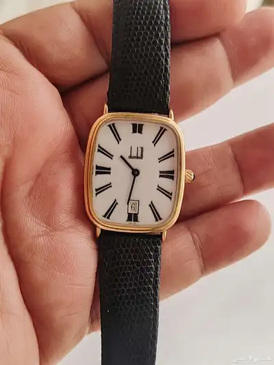 DUNHILL QUARTZ TANK SWISS CLASSIC WHITE ROMAN DIAL MEN S MIN 3