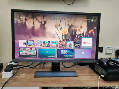 للبيع شاشة بنكيو مقاس 28 دقة 4k 1