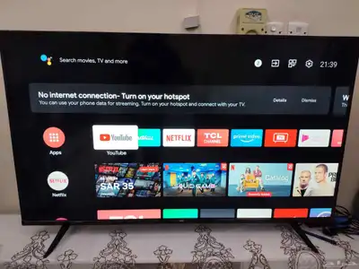 للبيع شاشة TCL 55 بوصة   موديل T615 0
