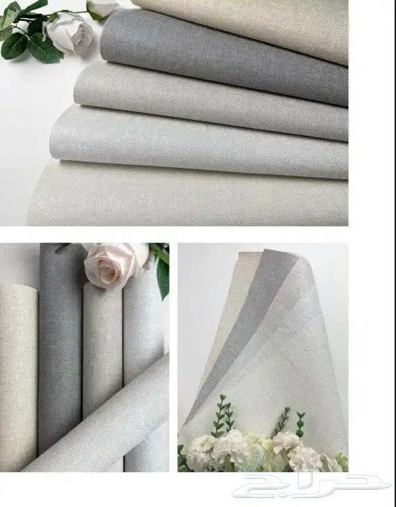 ورق جدران فندقي لينن جديد 2