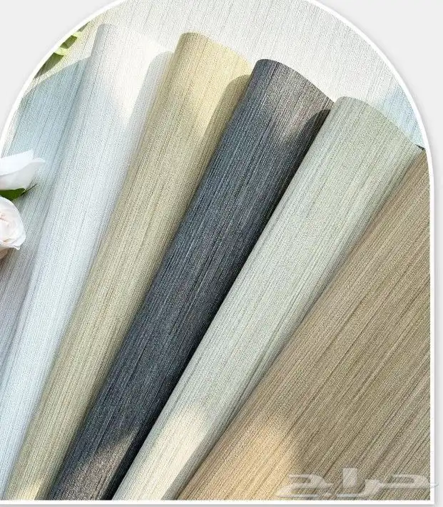 ورق جدران فندقي لينن جديد 1