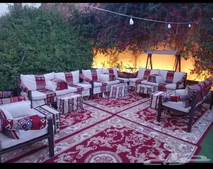 تاجير كنب وجلسات شعبيه وكراسي ودفايات الفيصليه 4