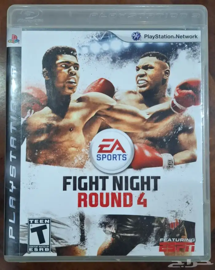 لعبة بلايستيشن 3   fight night round 4 مستعمل نظيف 0