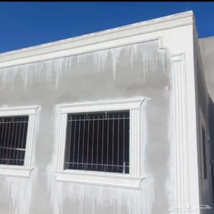 معلم ديكورات خارجيه سمنت الرياض بطحاء الرياض تصميم حجر 8