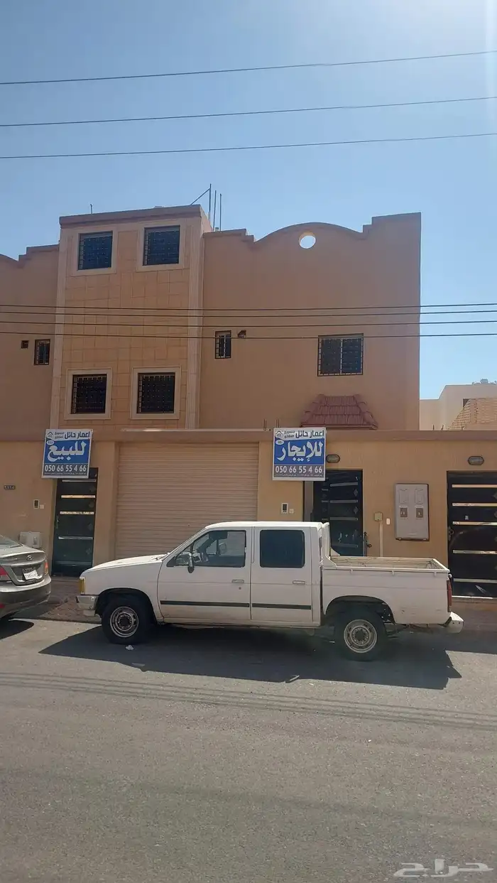 للبيع عماره 4شقق بحي الورواد حائل 0