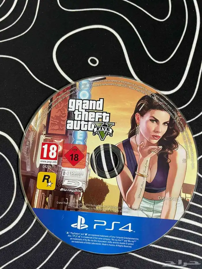 شريط قراند 5 gta v سوني 4 0