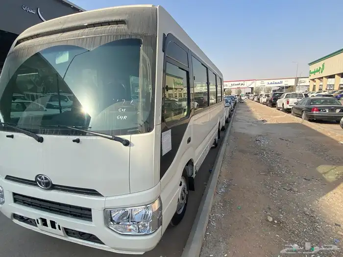 باص تويوتا كوستر 23 راكب بنزين بريمي 2025 5