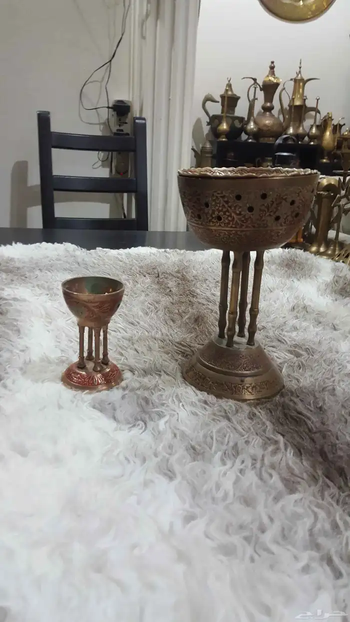 نحاسيات دلل لوحة مباخر فازات اسعار للك قطعه سعر 1