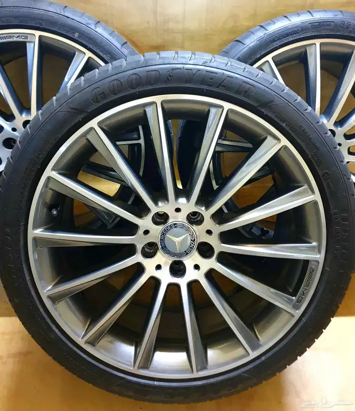 جنوط مرسيدس يخت 2017 S class مع كفرات نظيفه 0