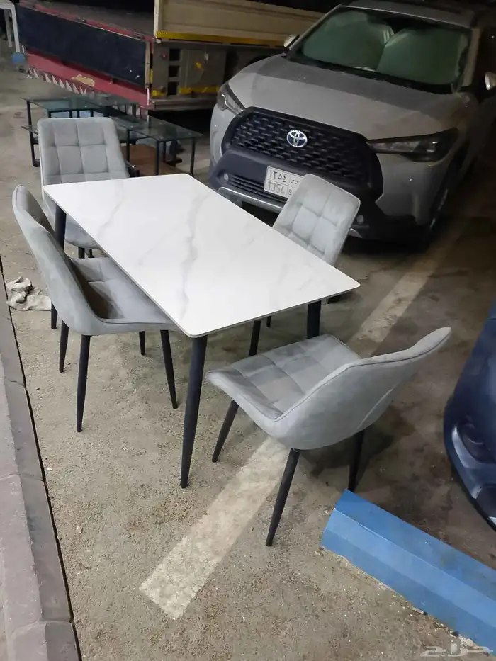 طاولة طعام 4كرسي اخت الجديد 0