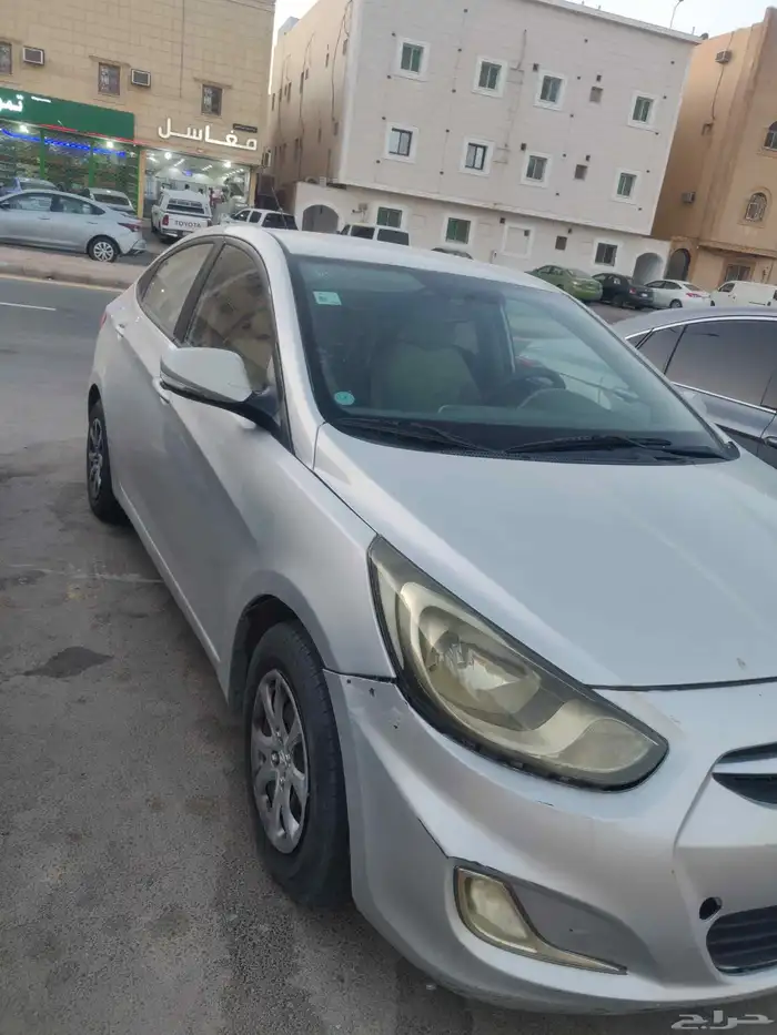 سياره اكسنت موديل 2014 غير عادي السياره بي حاله جيده السياره 0
