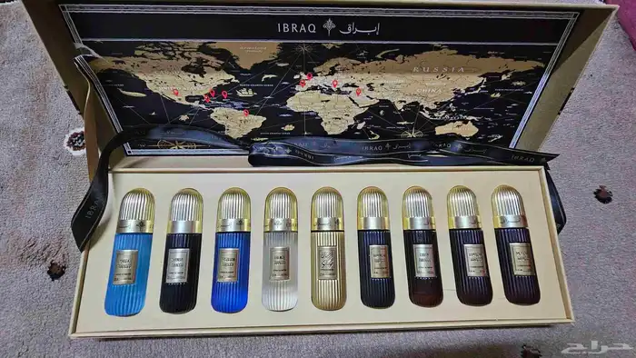 بوكس إبراهيم القرشي 9 عطور كل واحد 20 ملي وبروائح مختلفة 2