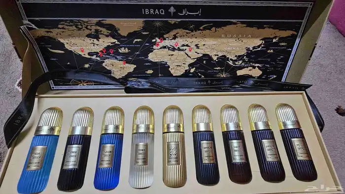بوكس إبراهيم القرشي 9 عطور كل واحد 20 ملي وبروائح مختلفة 0