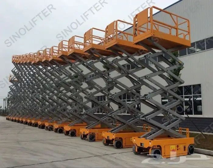 تاور لايت انارات رافعات شوكية هيدروليكية تلسكوبيه للايجار 7