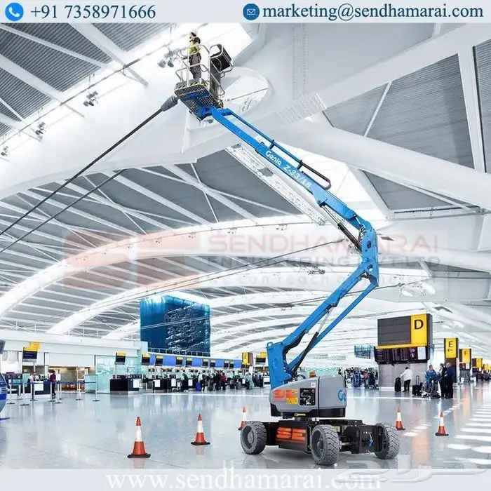 تاور لايت انارات رافعات شوكية هيدروليكية تلسكوبيه للايجار 10