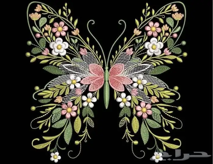 مصمم تطريز -وشاح- شعارات-عبايات-خرز-اسماءومفارش خبره15 سنه 0