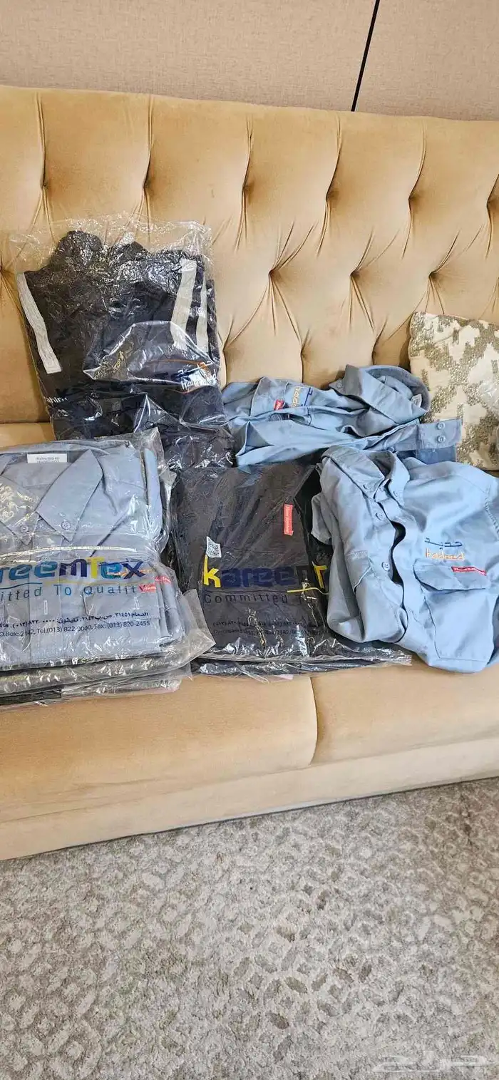 بناطيل وقمصان وكفرول لشركة حديد جديده 0