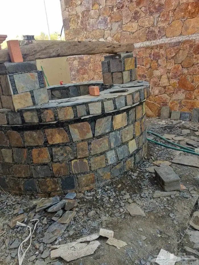 معلم حجر تلبيس الباحه رب راب ترميم بيوت قديمه 6