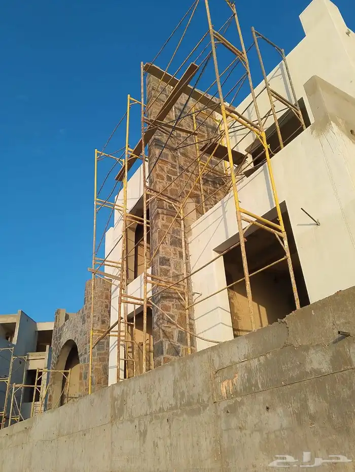 معلم حجر تلبيس الباحه رب راب ترميم بيوت قديمه 3