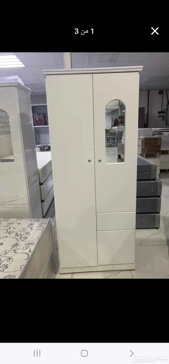 دولاب خشب بابين 1