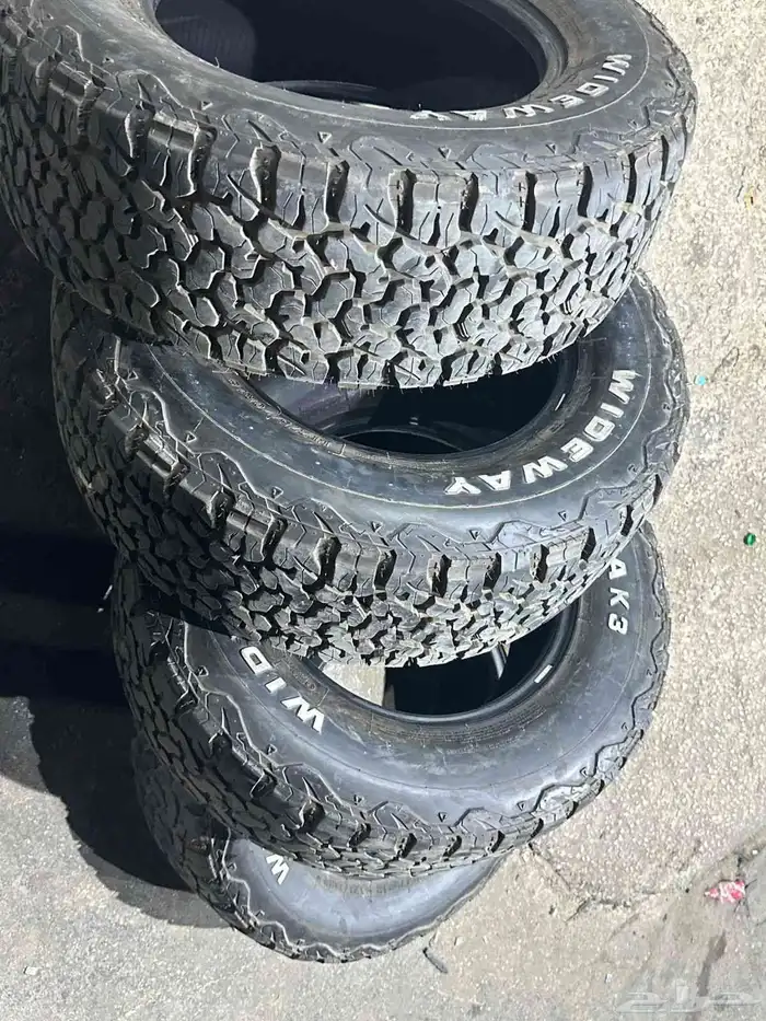 كفرات نص حجري ودواي مقاس 18 16