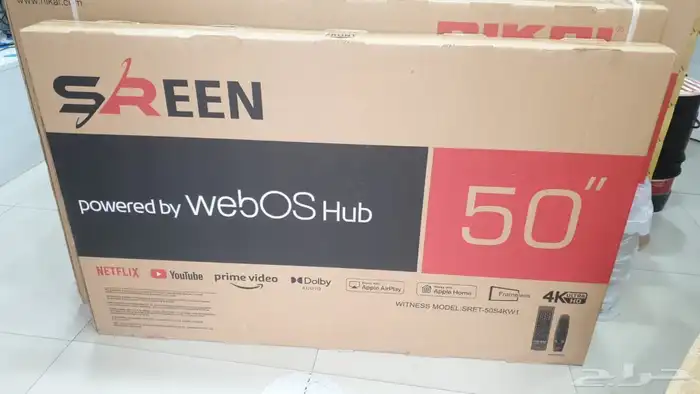 تلفزيون ذكي 4K نتفليكس يوتيوب شاهد 0