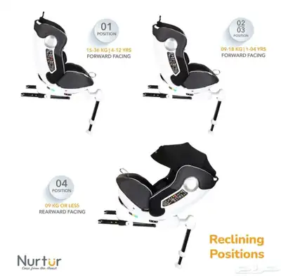 كرسي سيارة carseat 360 new nurtur index