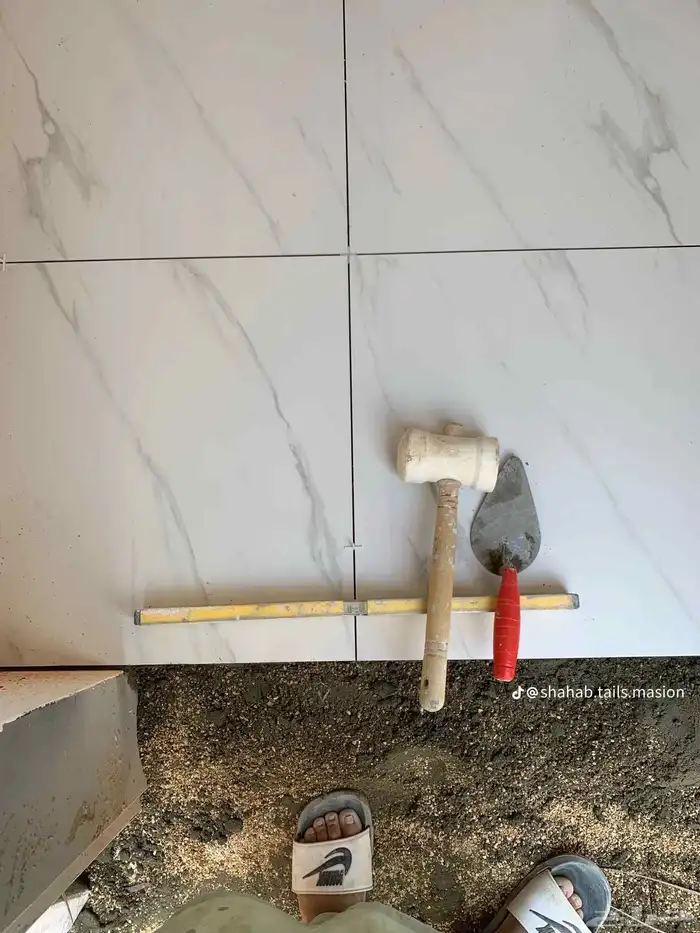 Ceramic tile installer restoration installation 4