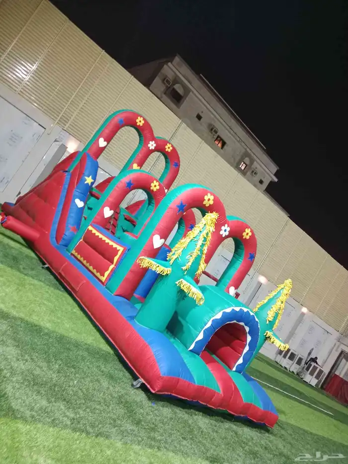 ايجار يومي ملعب صابوني زحليق نطيطات 1