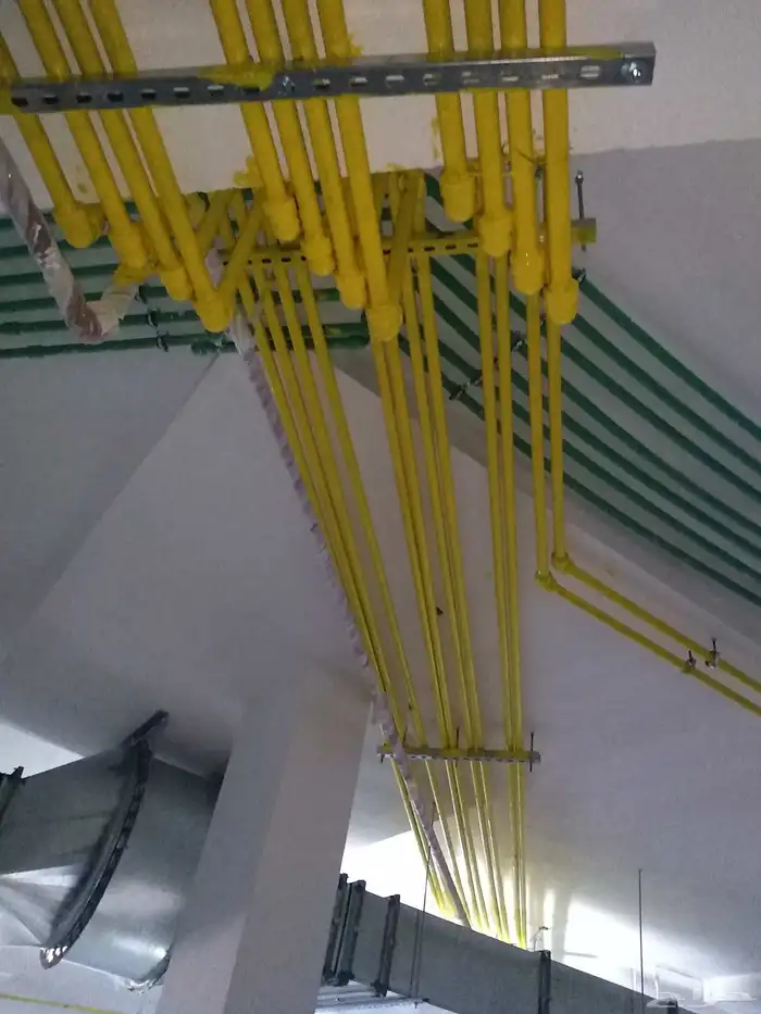 غاز تمديد مركزي تشغيل صيانه 1