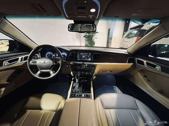 جنسس 2015 V6 G80 بحاله ممتازه ماشاء الله 8