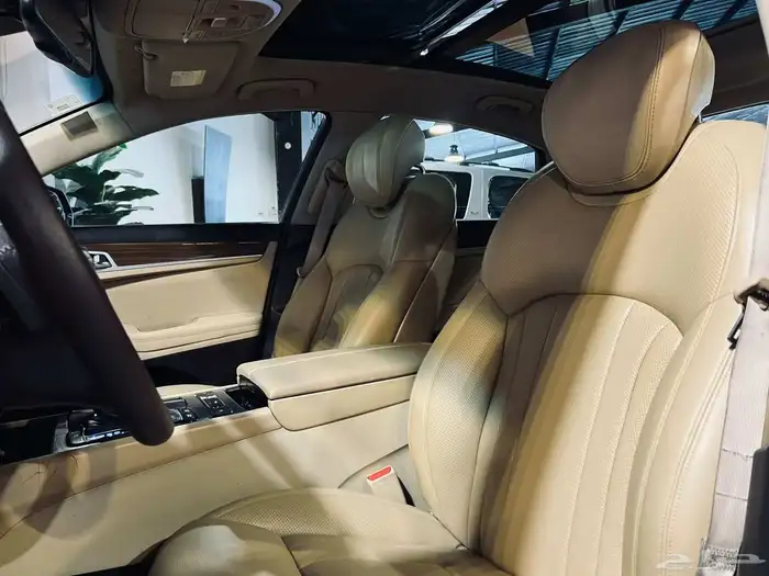 جنسس 2015 V6 G80 بحاله ممتازه ماشاء الله 13