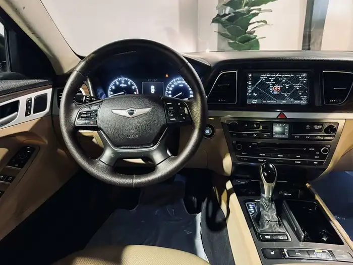 جنسس 2015 V6 G80 بحاله ممتازه ماشاء الله 7
