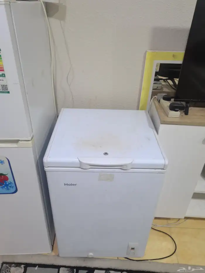 فريزر هاير بحاله جيده - قوارير مياه تانيا 1