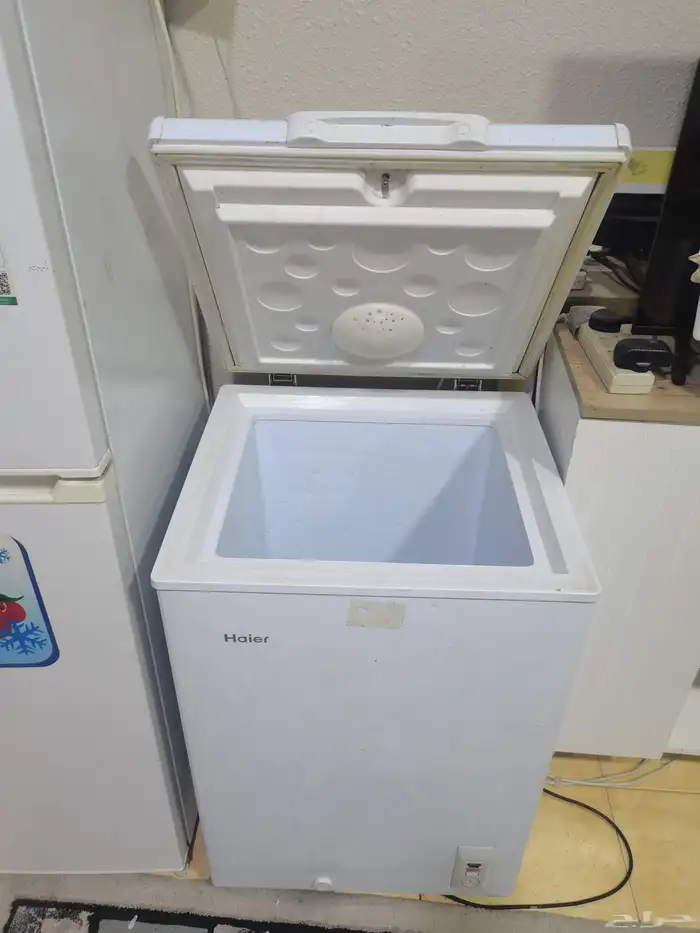 فريزر هاير بحاله جيده - قوارير مياه تانيا 2