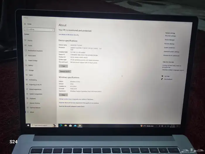Microsof Surface 3 Laptop 6