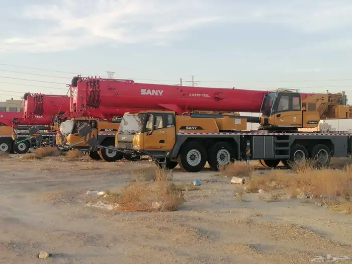كرينات 200طن 100طن 50طن للأيجار بشهر موديل 2025 2