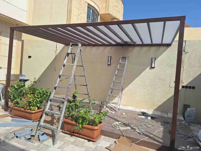 مظلات وسواتر حداد جلسات 12